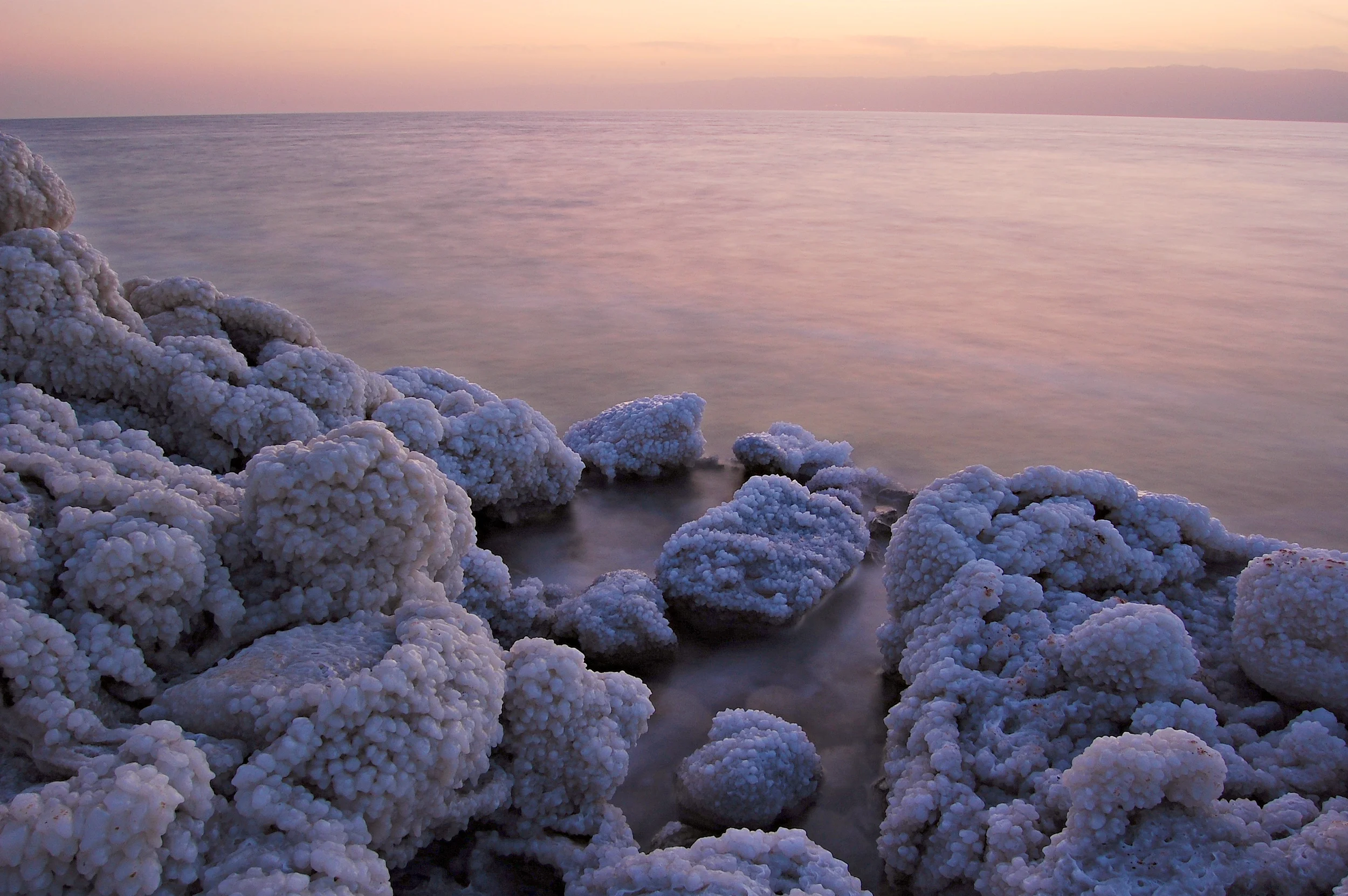 Salted rocks, Dead Sea shore