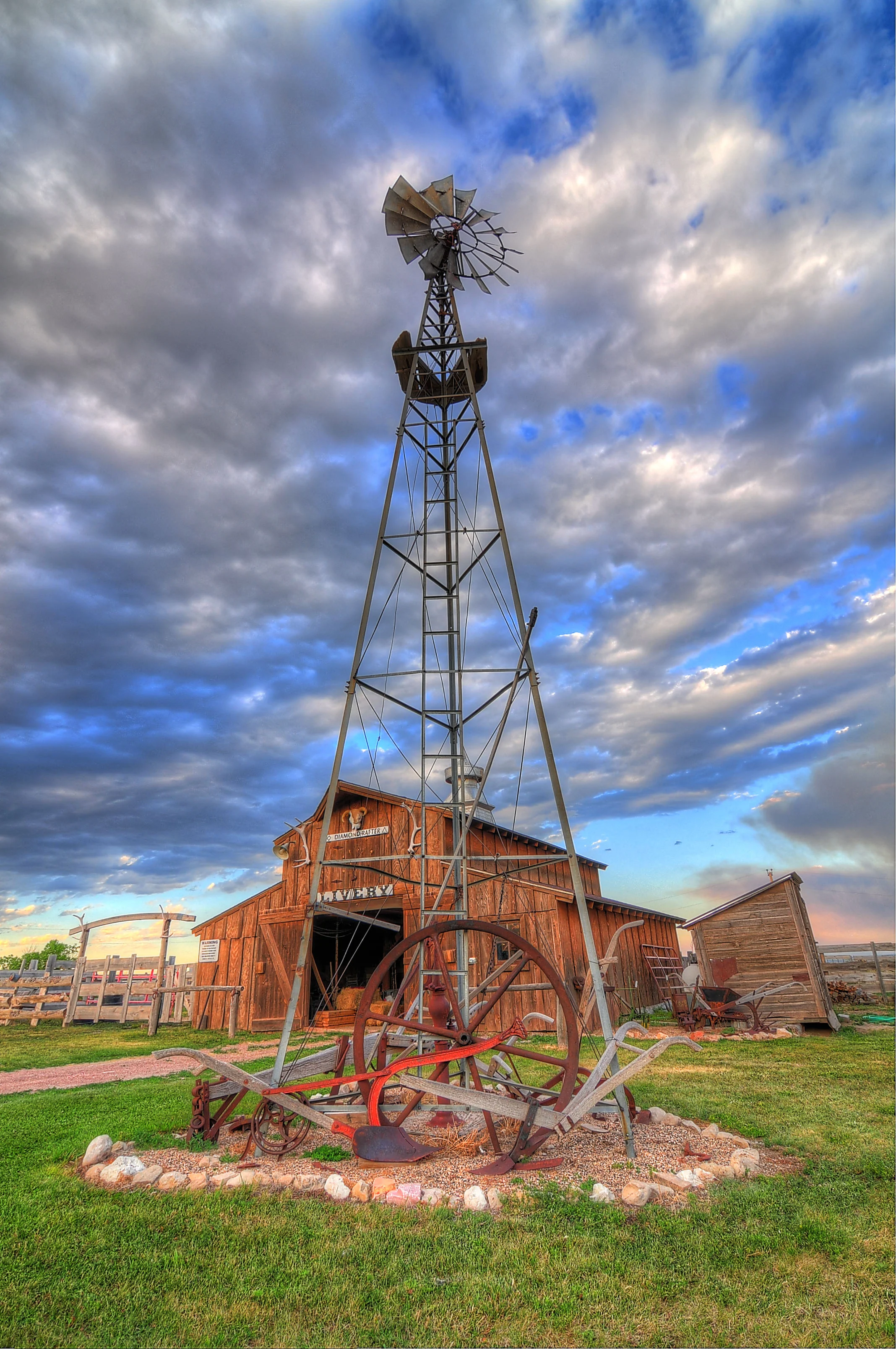 Windmill and sky