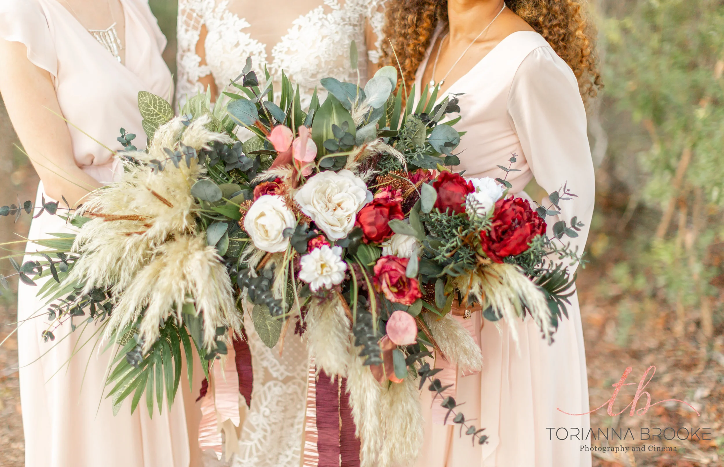 We love how wild and fun these bouquets are!