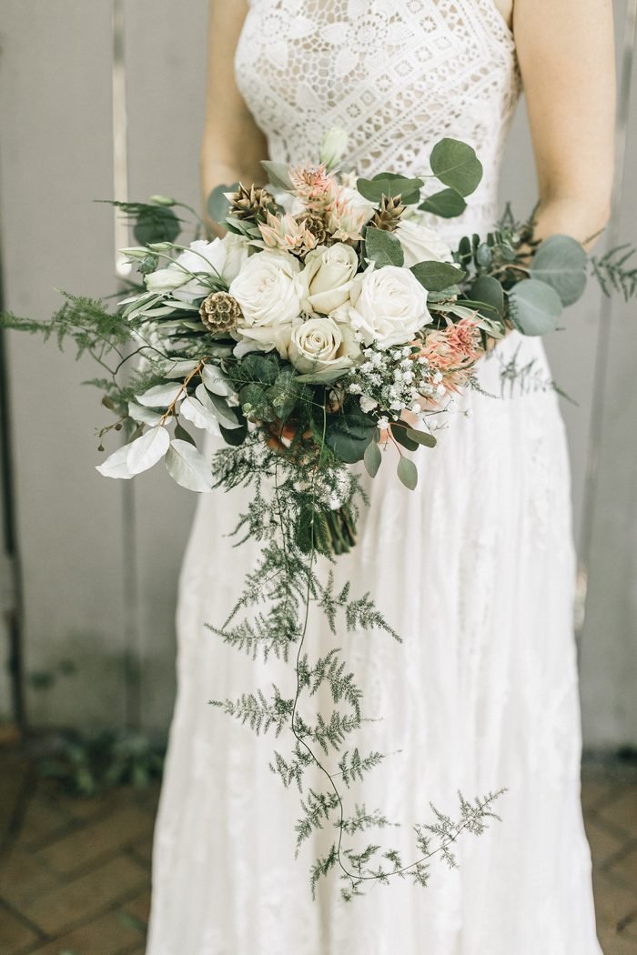 Junebug Weddings: Natural Industrial Soho South Cafe Wedding in Savannah, GA