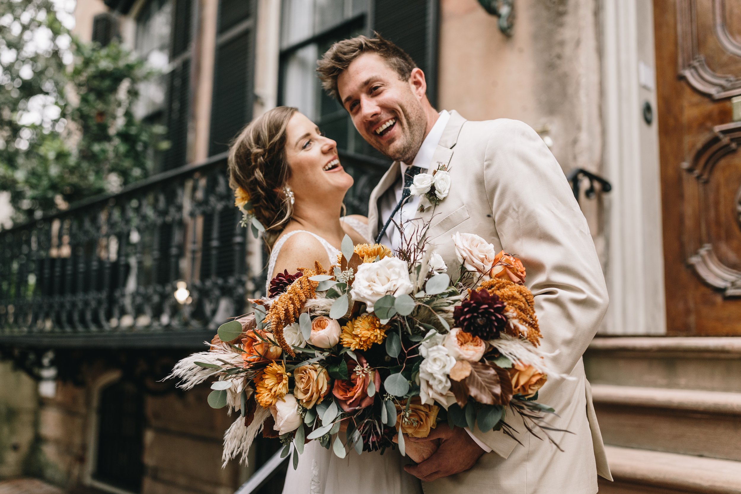 JUNEBUG WEDDINGS: Intimate And Colorful Soho South Cafe Wedding