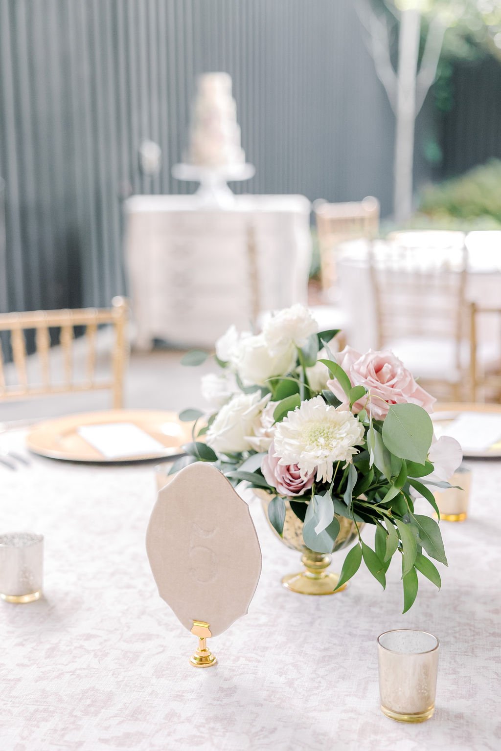 wedding tablescape florals