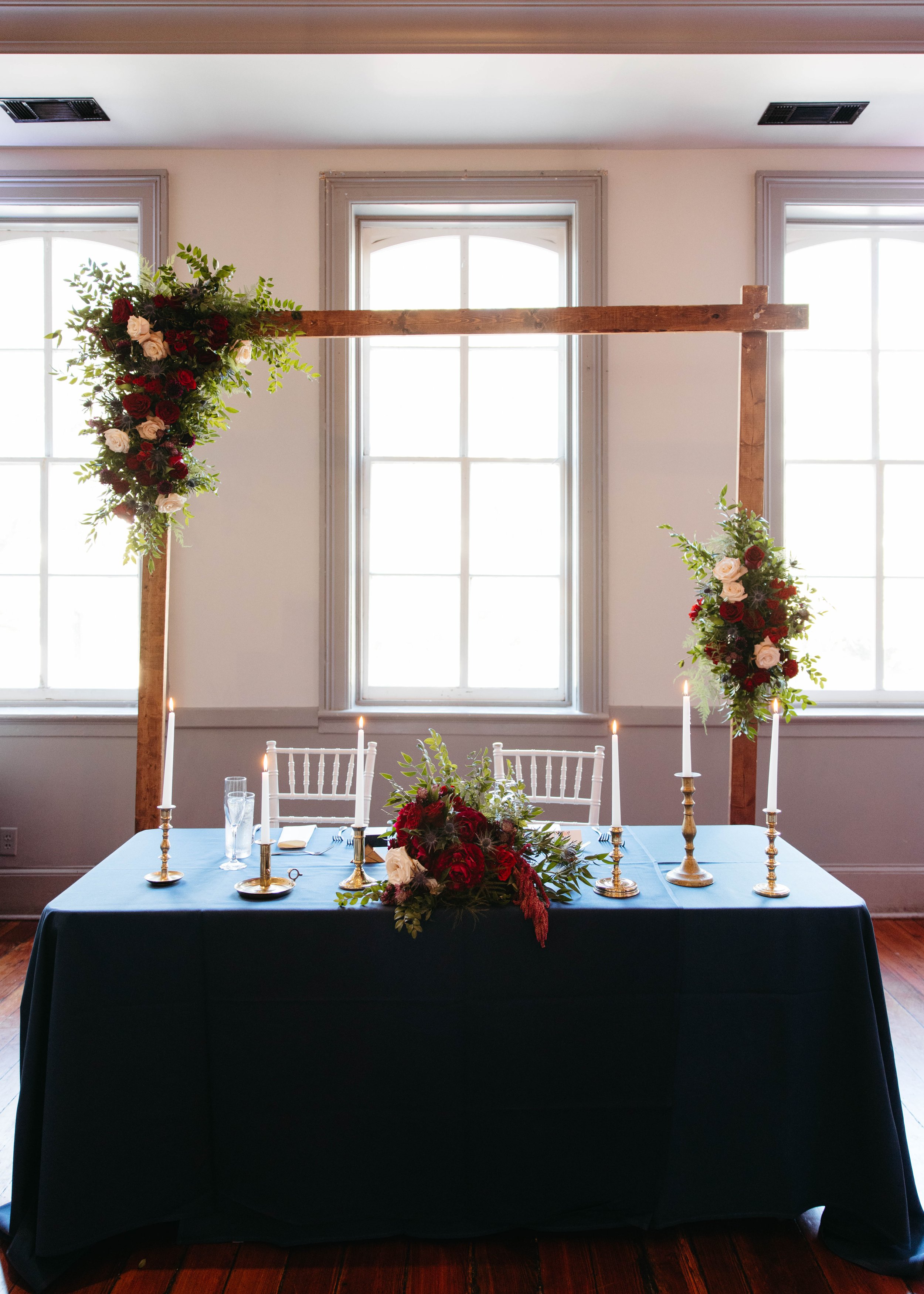 moody romantic sweetheart table