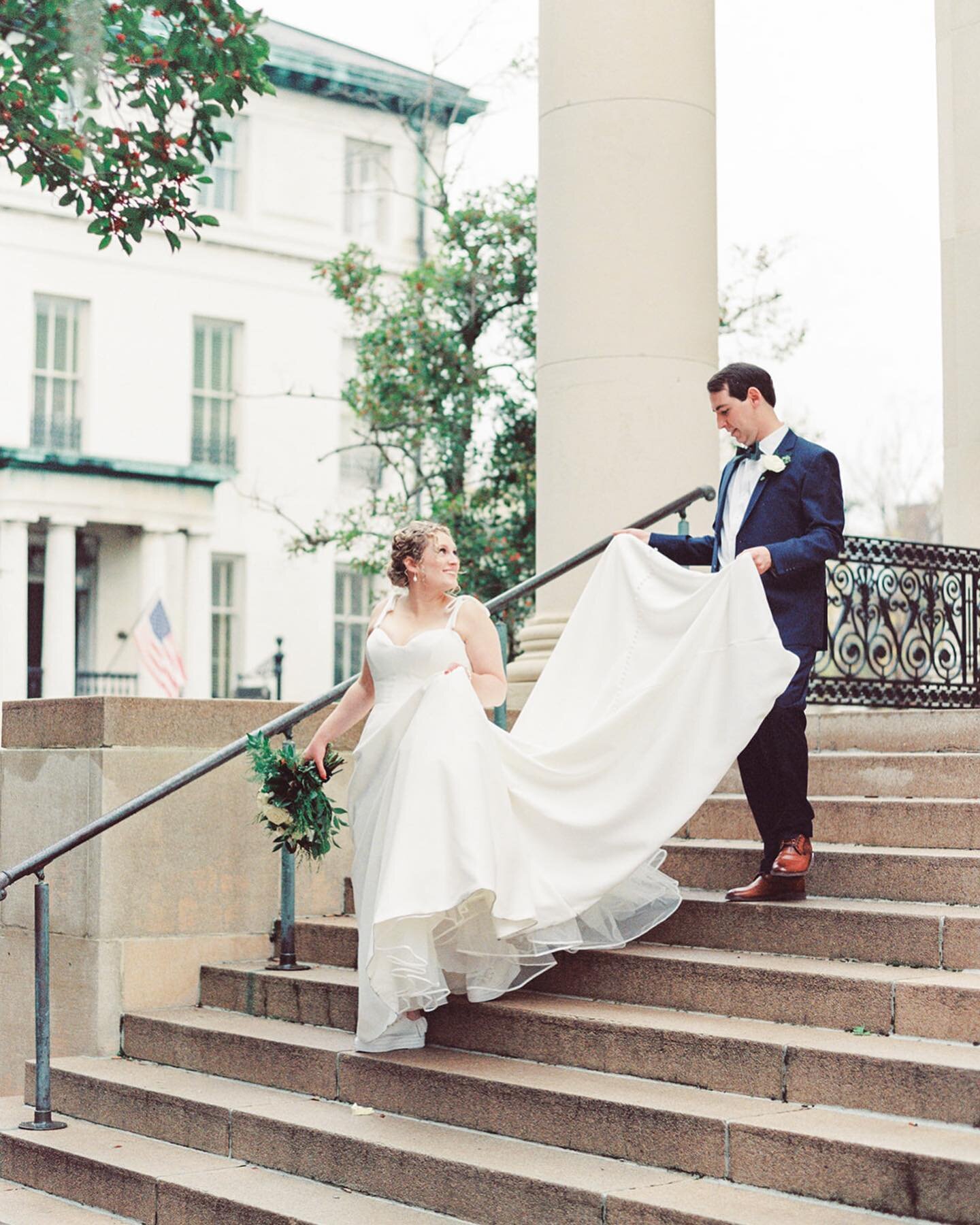 weddings should always be captured on film in our humble opinion&hellip; 

you don&rsquo;t have to take our word for it, tho. just take a peek at this shot of #iandbcouple KYLIE + BRAD&rsquo;S downtown savannah wedding&ndash; it&rsquo;s all the convi