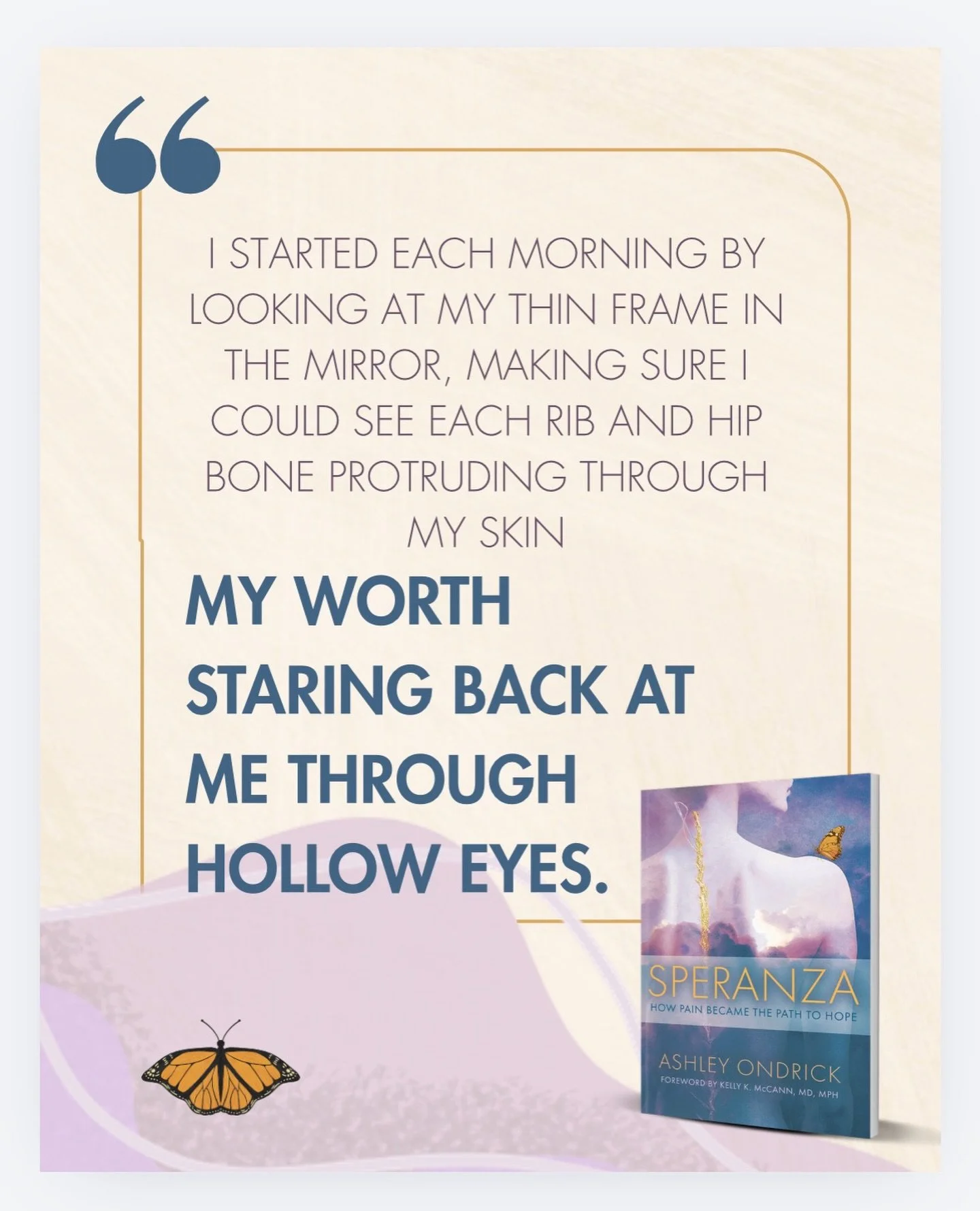 Writing my book meant reliving my past, which was both profoundly painful and completely cathartic. It was the first time I ever admitted the way anorexia and body dysmorphia consumed my life in a silent struggle that spanned decades. As I worked at 