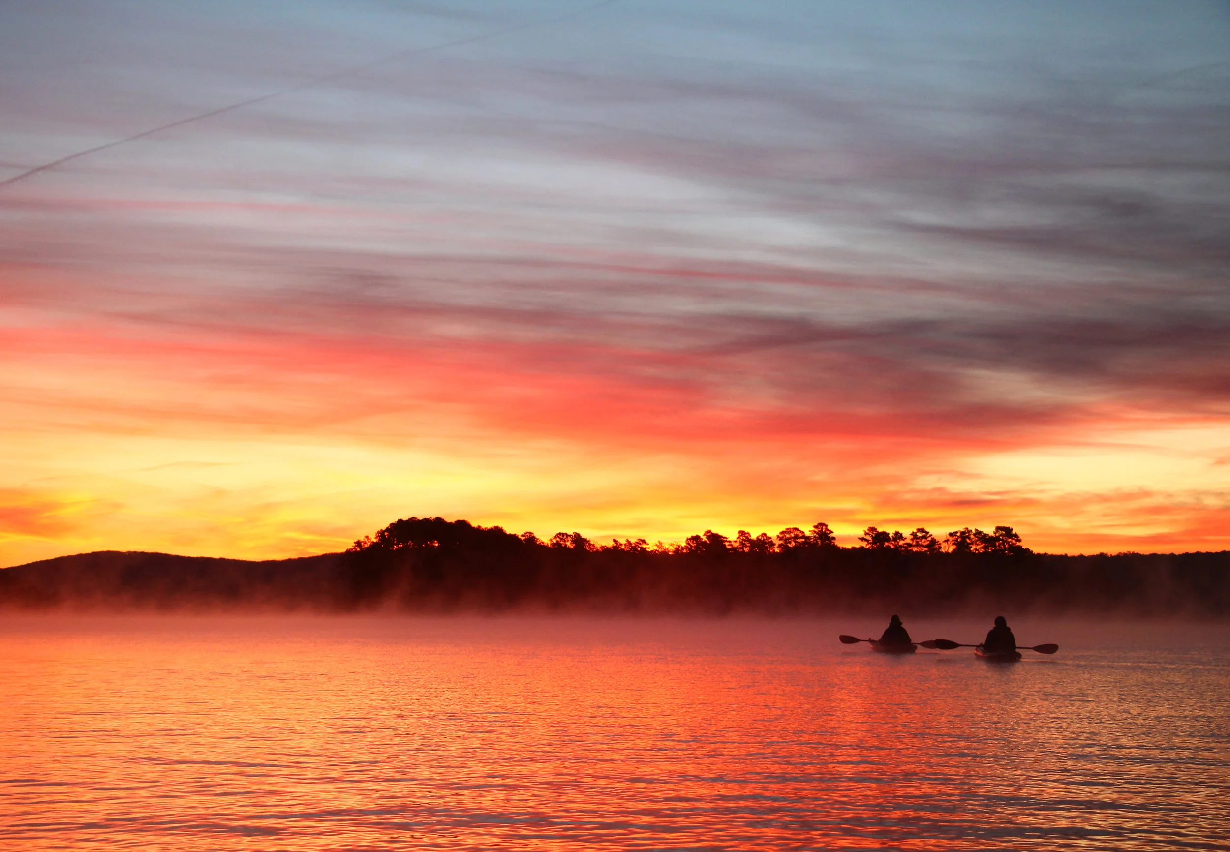 Sunrise, Lake Ouachita.