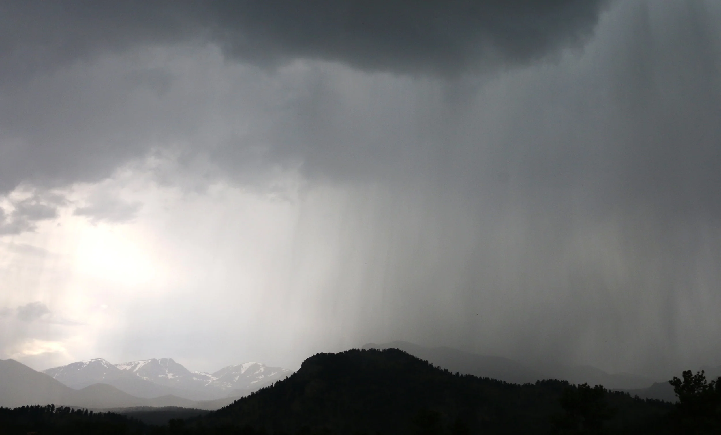 Incoming storm, Rocky Mountain National Park.