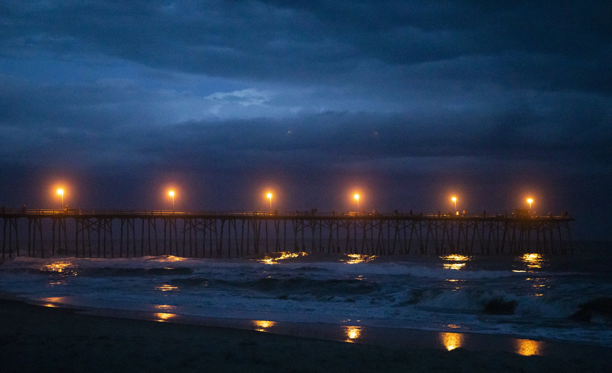  Approaching storm, Kure Beach, North Carolina 