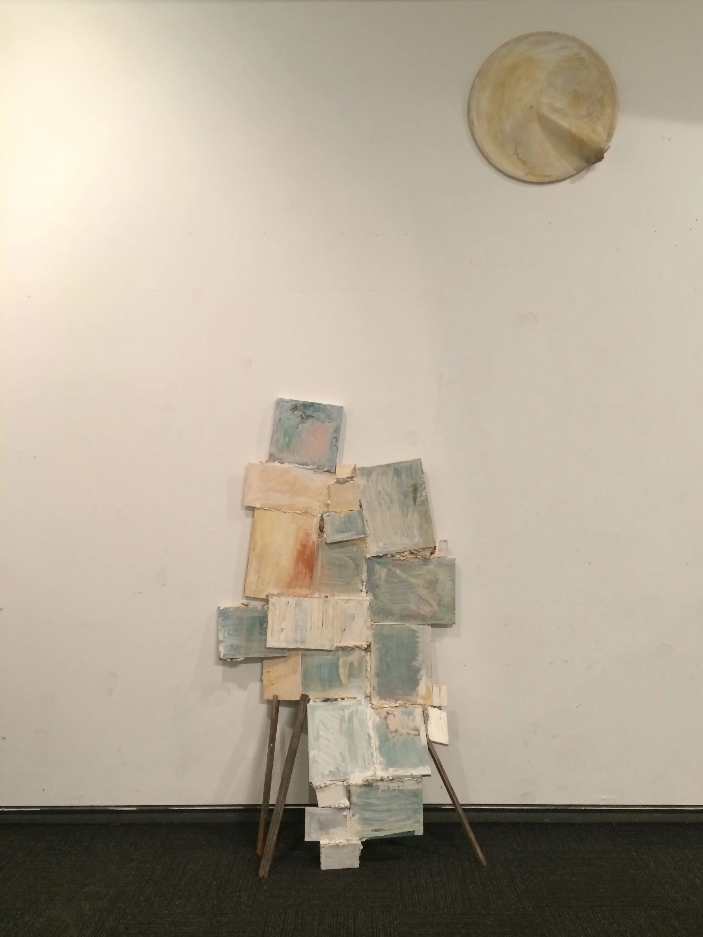 Installation shot (Best Laid Plans and Industry Moon)