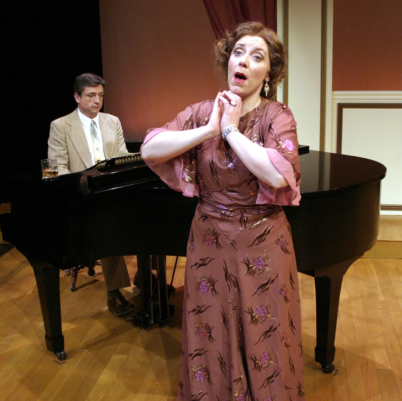 with Will McGarrahan in Lyric Stage Company's "Souvenir"