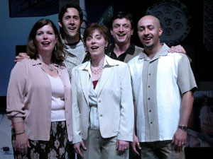 with the cast of SpeakEasy Stage Company's "Elegies"