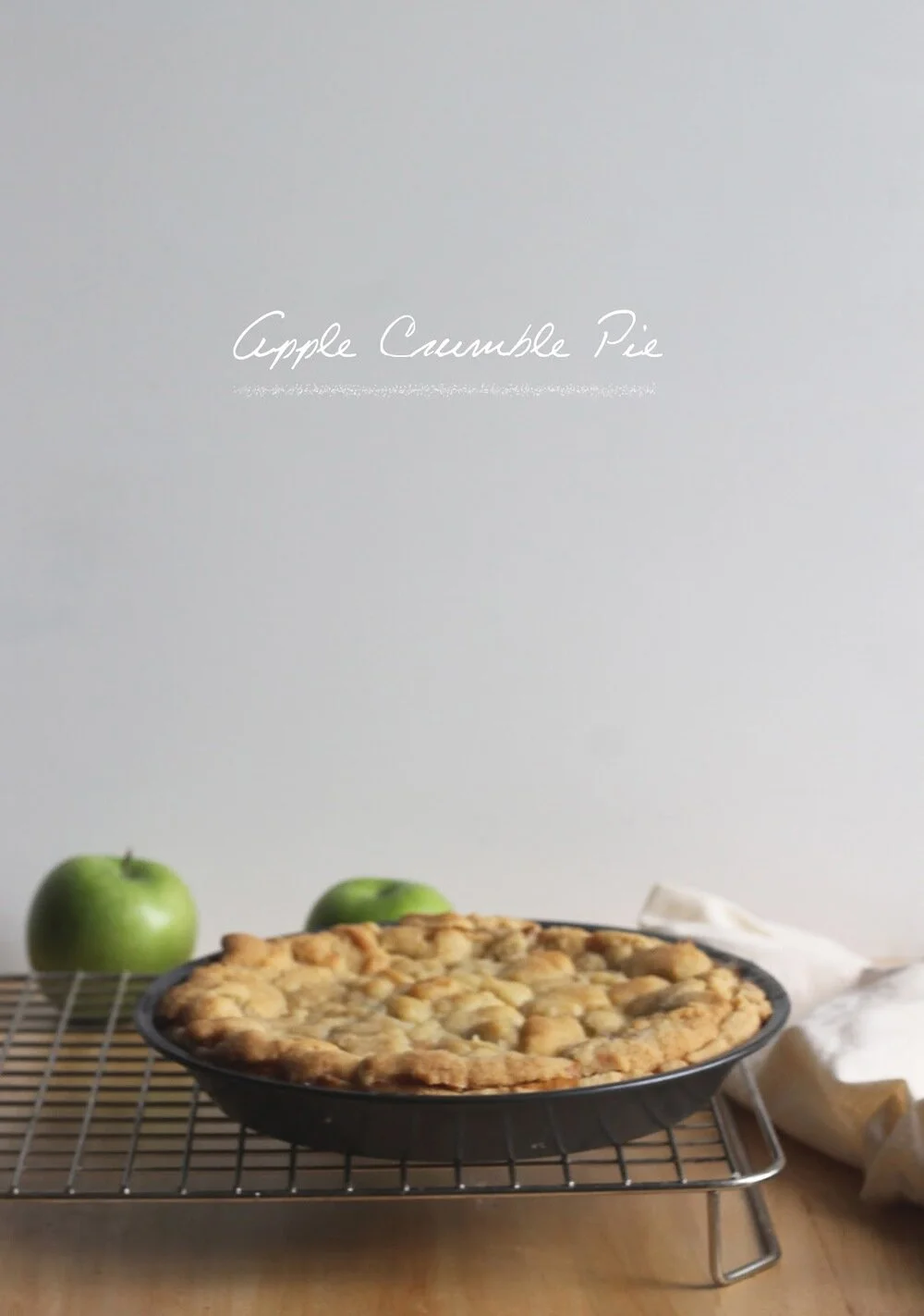 Apple Crumble Pie