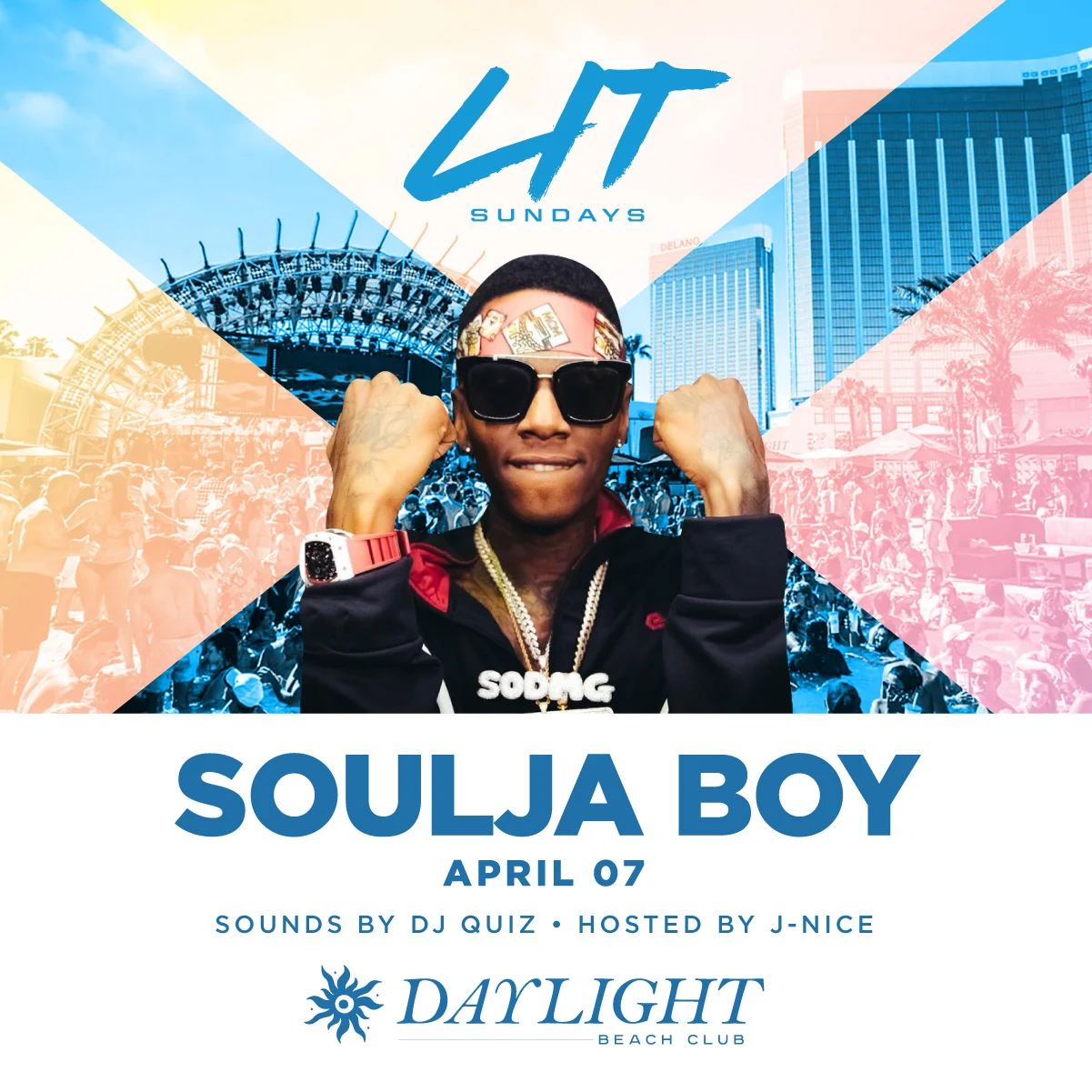 Day Light Beach Club Mandalay Bay Las Vegas with Soulja Boy
