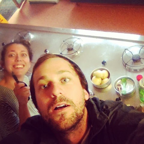 Cookin' Easter dinner