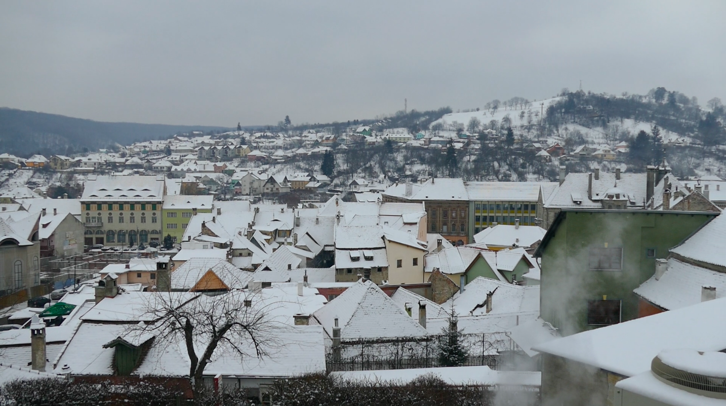 The view of Sighisoara from any of the hills surrounding it is like something out of a medieval children's book