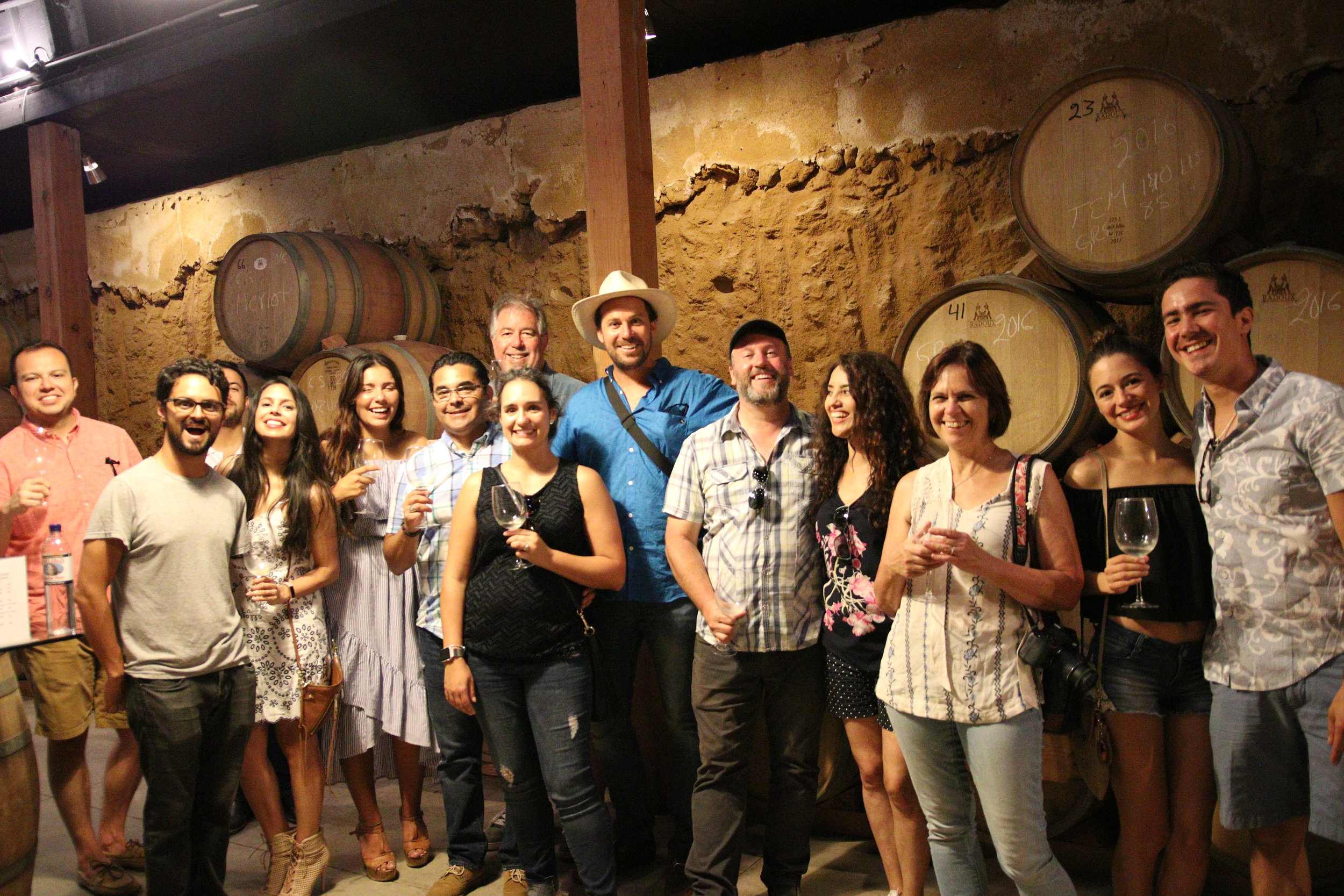 Happy Campers on the first Untethered Together Wine & Dine Experience