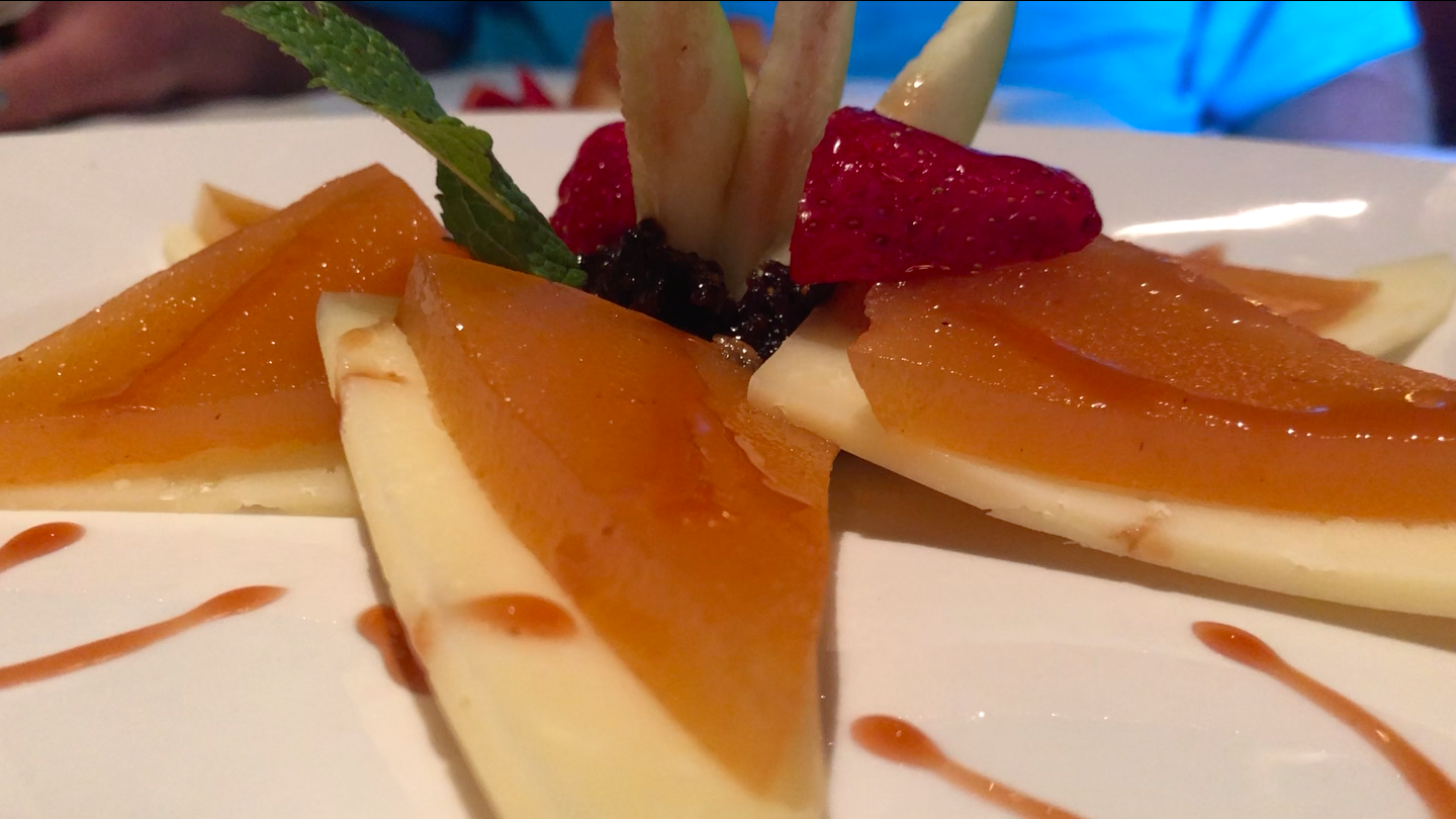 Quince and Cheese desert —
