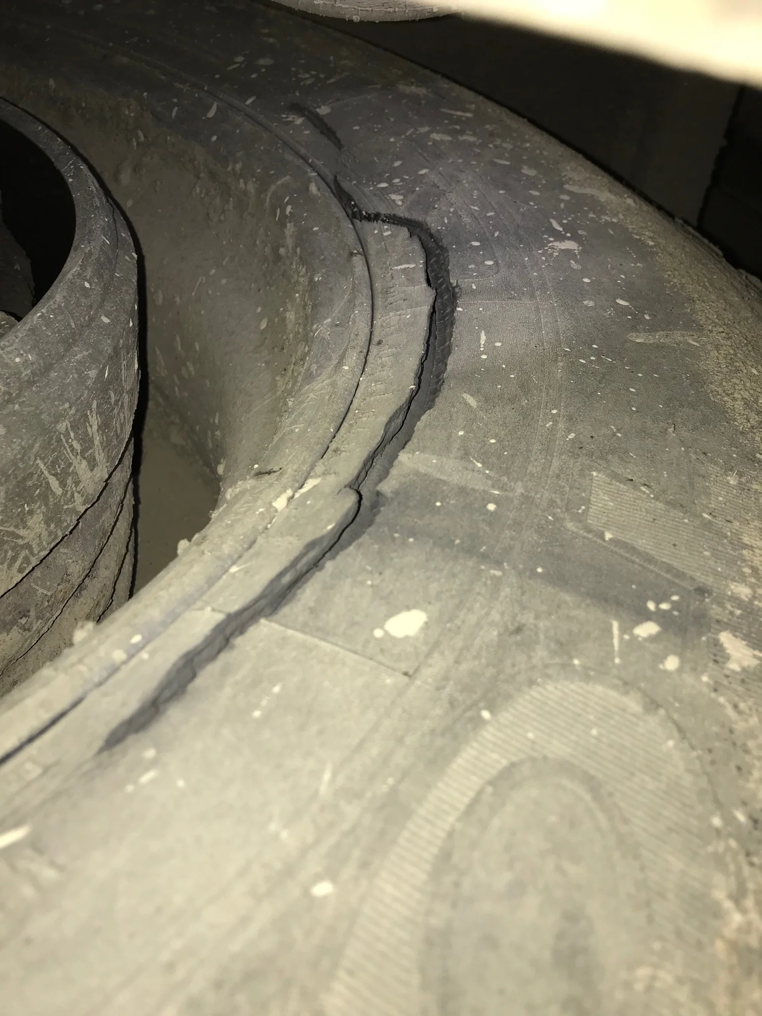 DOT annual truck inspection - Vancouver fleet pup trailer tire