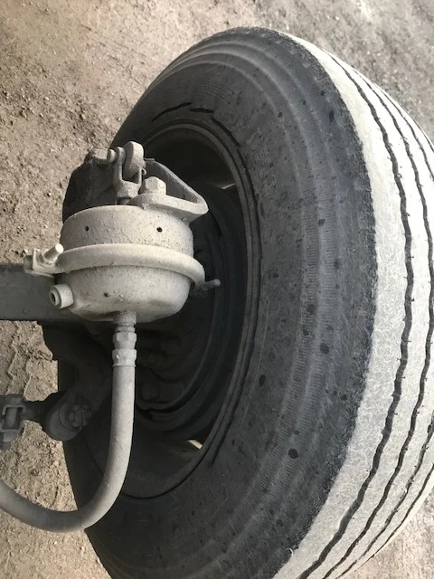 DOT annual truck inspection - Gresham fleet drop axle tire