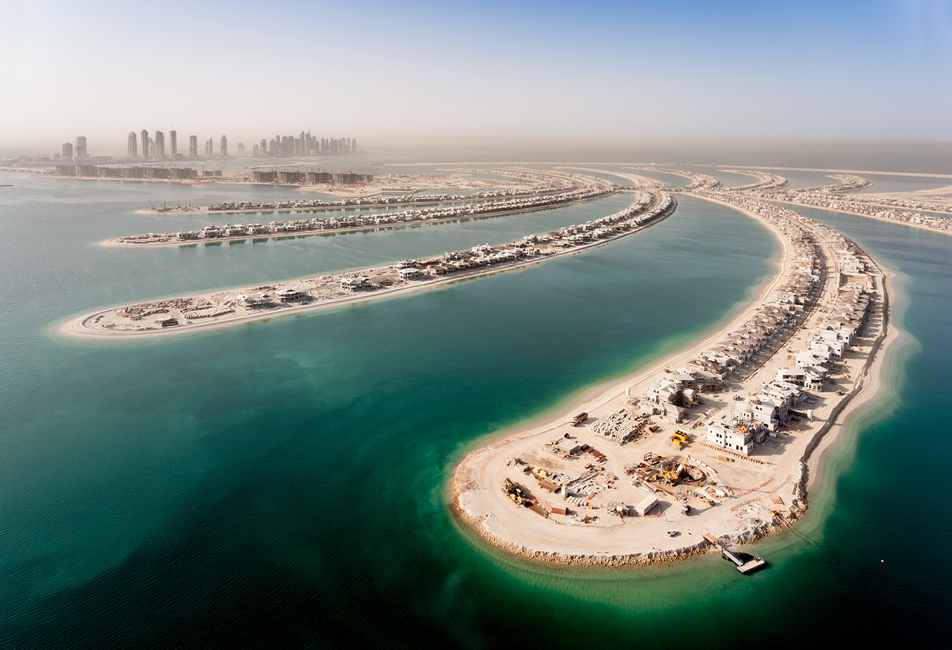 PALM JUMERIAH CONSTRUCTION, DUBAI FOR INSIDE MAGAZINE