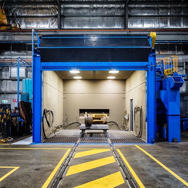 Eickhoff Shot blasting station. #eickhoff #industrialphotography #industrialabstract #braemar #stevebackphotography