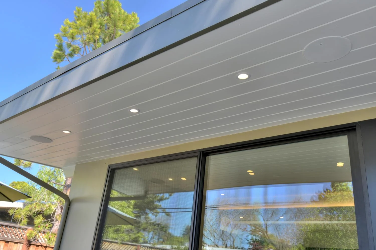 Patio KEF weather resistant in-awning speakers