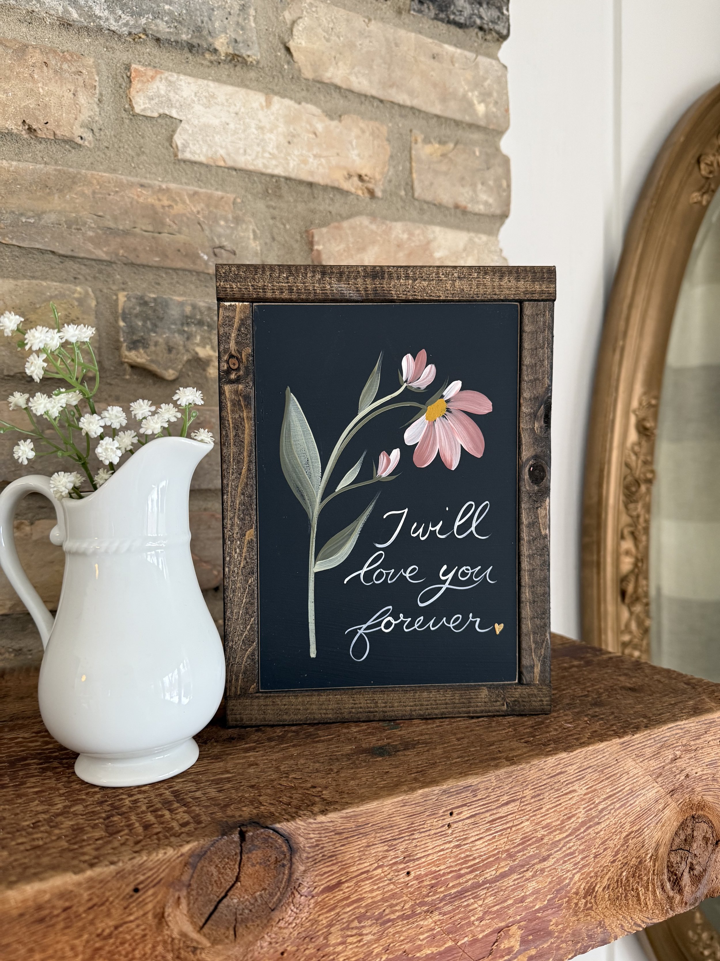 7x9 i will love you_flower black_1.jpg