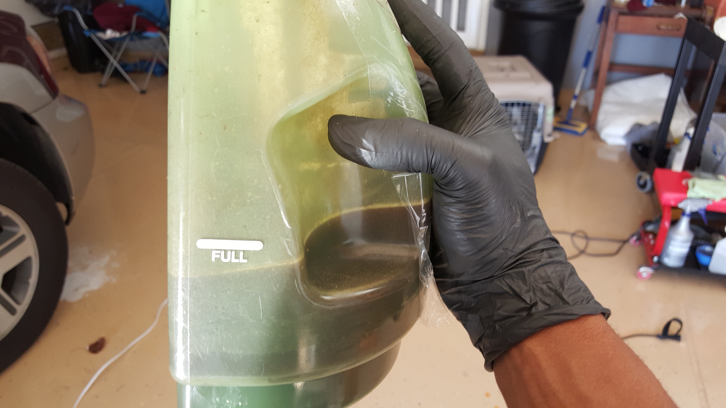 During Extractor reservoir