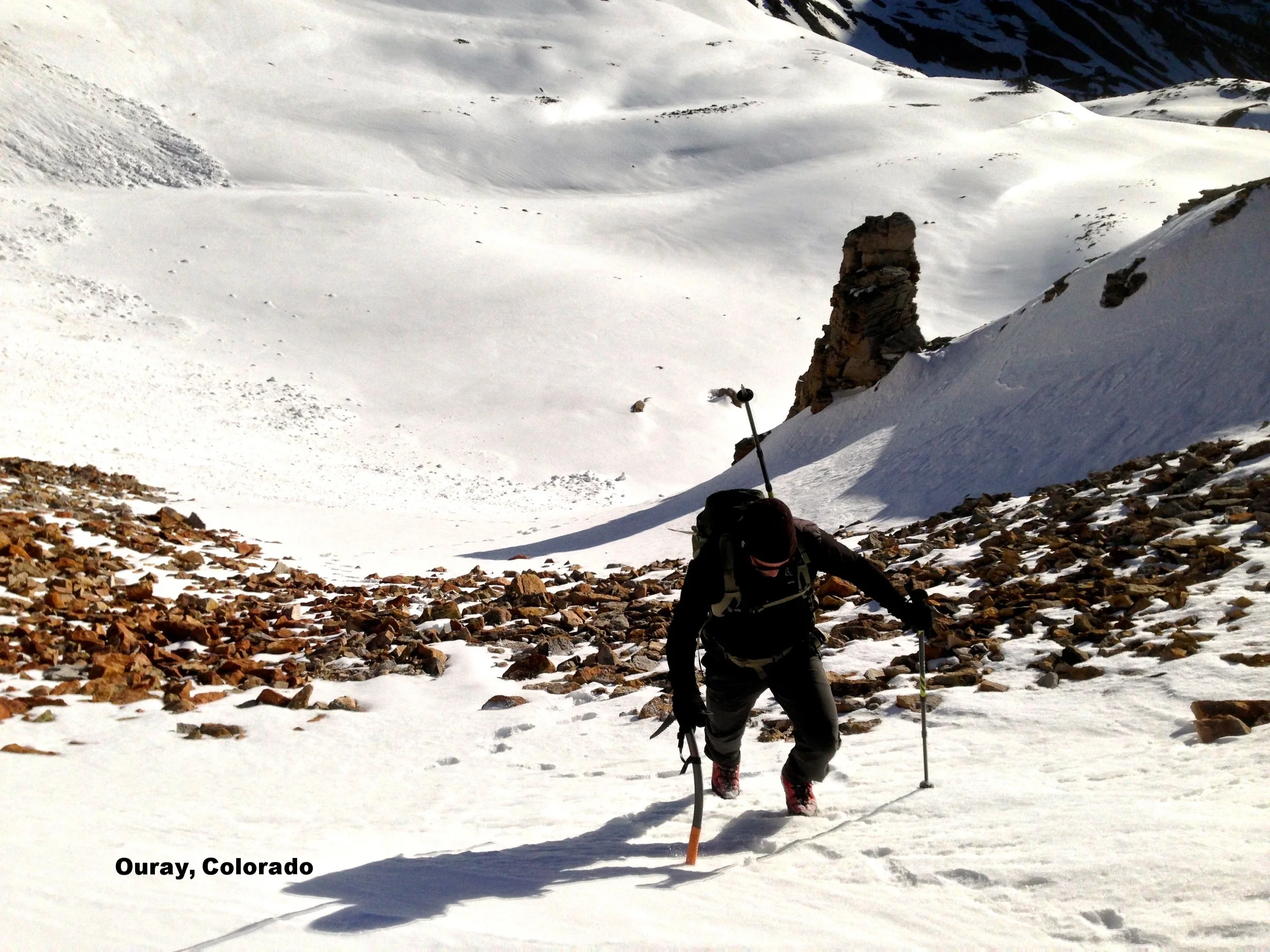 Climbing Mt Sneffels