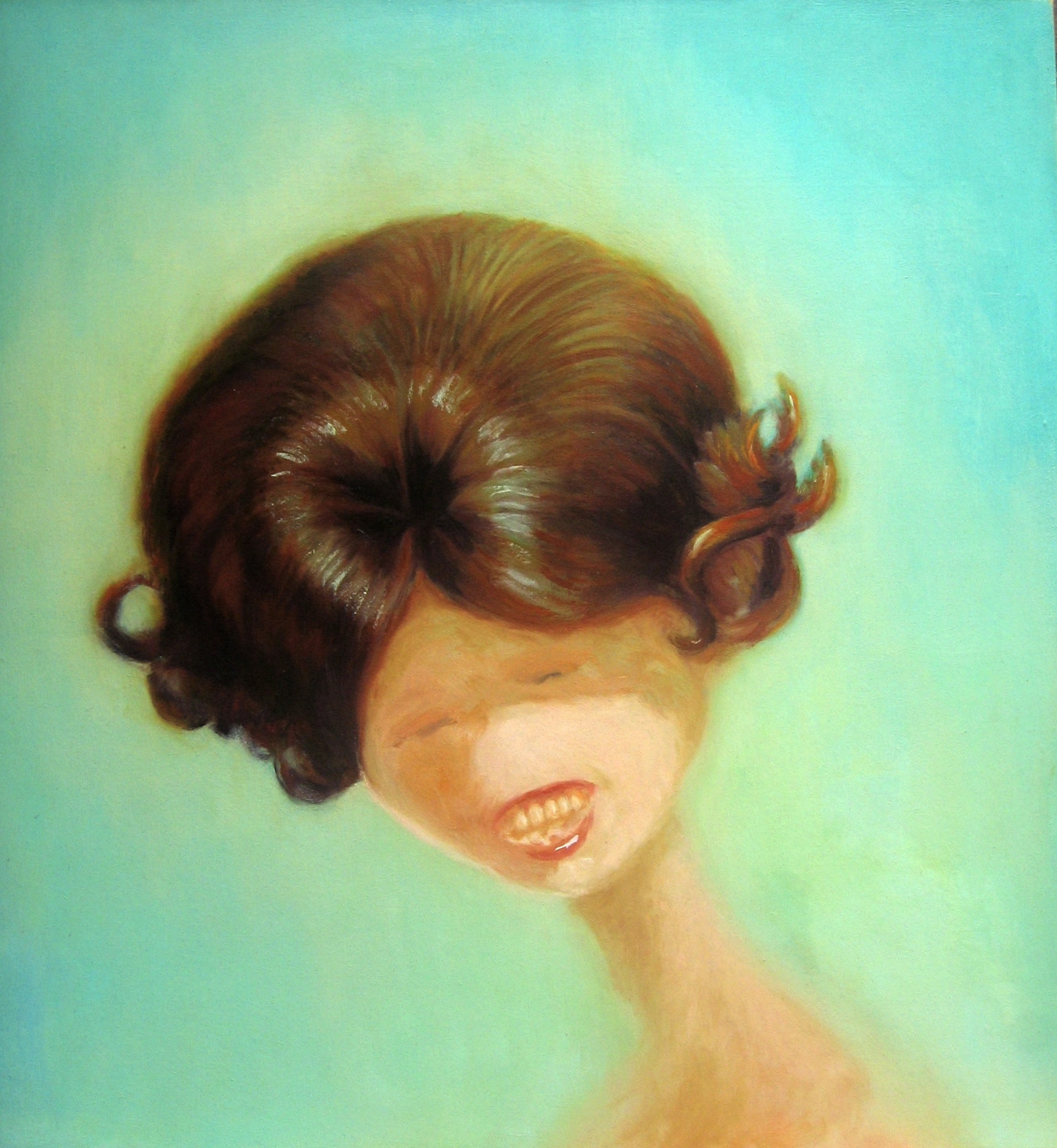 Smile, oil on canvas