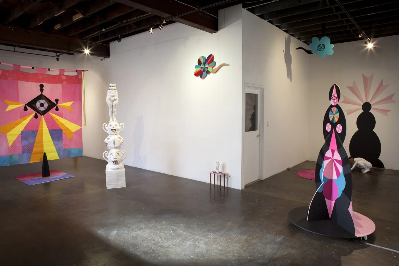 The Golden Flower Pot: a Psychedelic Temple 2016 collaborative project between Cybele Cox, Ali Noble, with sound by Adam Cox at Strange Neighbour Melbourne