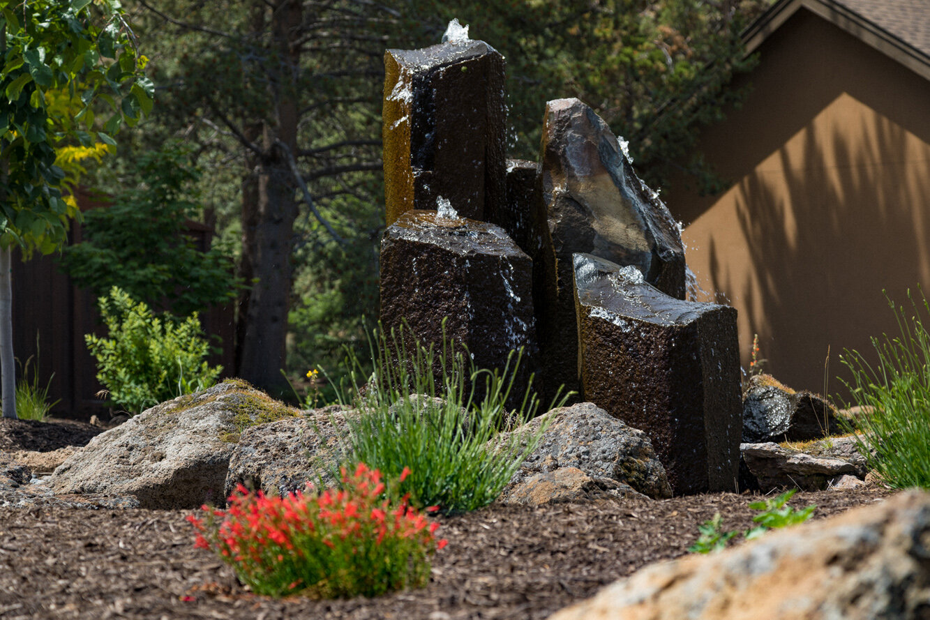 Basalt Column Water Feature