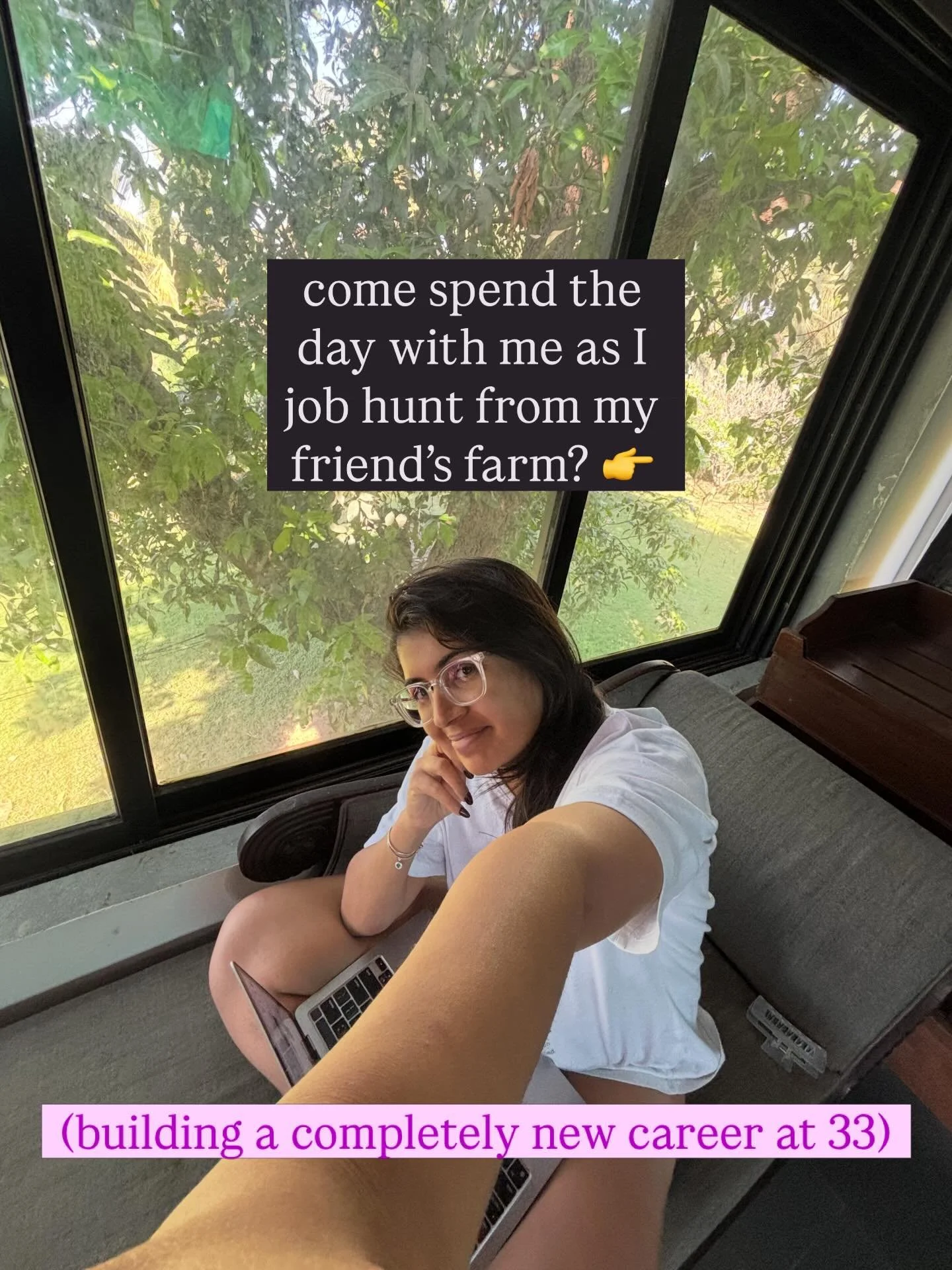 After two layoffs, I&rsquo;m ready to close the chapter on content marketing and step into something completely different&hellip; swipe to see what&rsquo;s next. 👀😅

Back in Ahmedabad but badly missing my farm routine!!! Trying to replicate it here