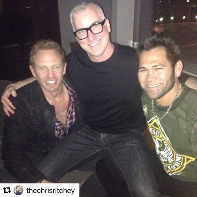 So crazy that today marks 15 years since I meant the love of my life ❤️ This photo is a perfect example of @patricknyc1 It took him less than 5 mins to end up in the laps of @ianziering and @johnnydamon when I worked on #celebrityapprentice 🙄🧐🤦🏼&