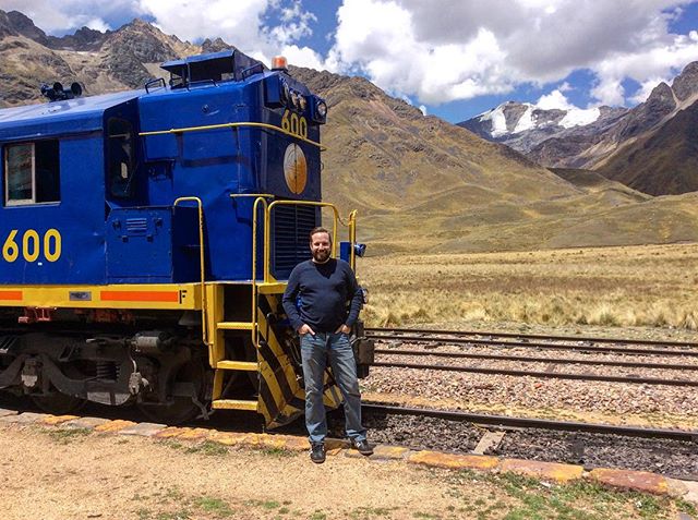 #tbt Train across the Andes Mountains from Cusco to Lake Titicaca @belmond @belmondandeanexplorer