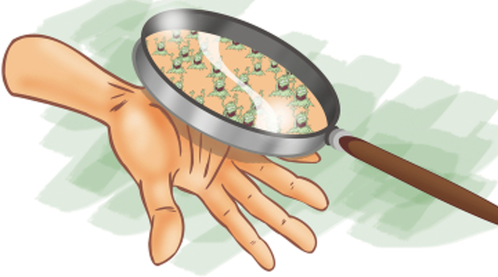 Germs in dental sugeries