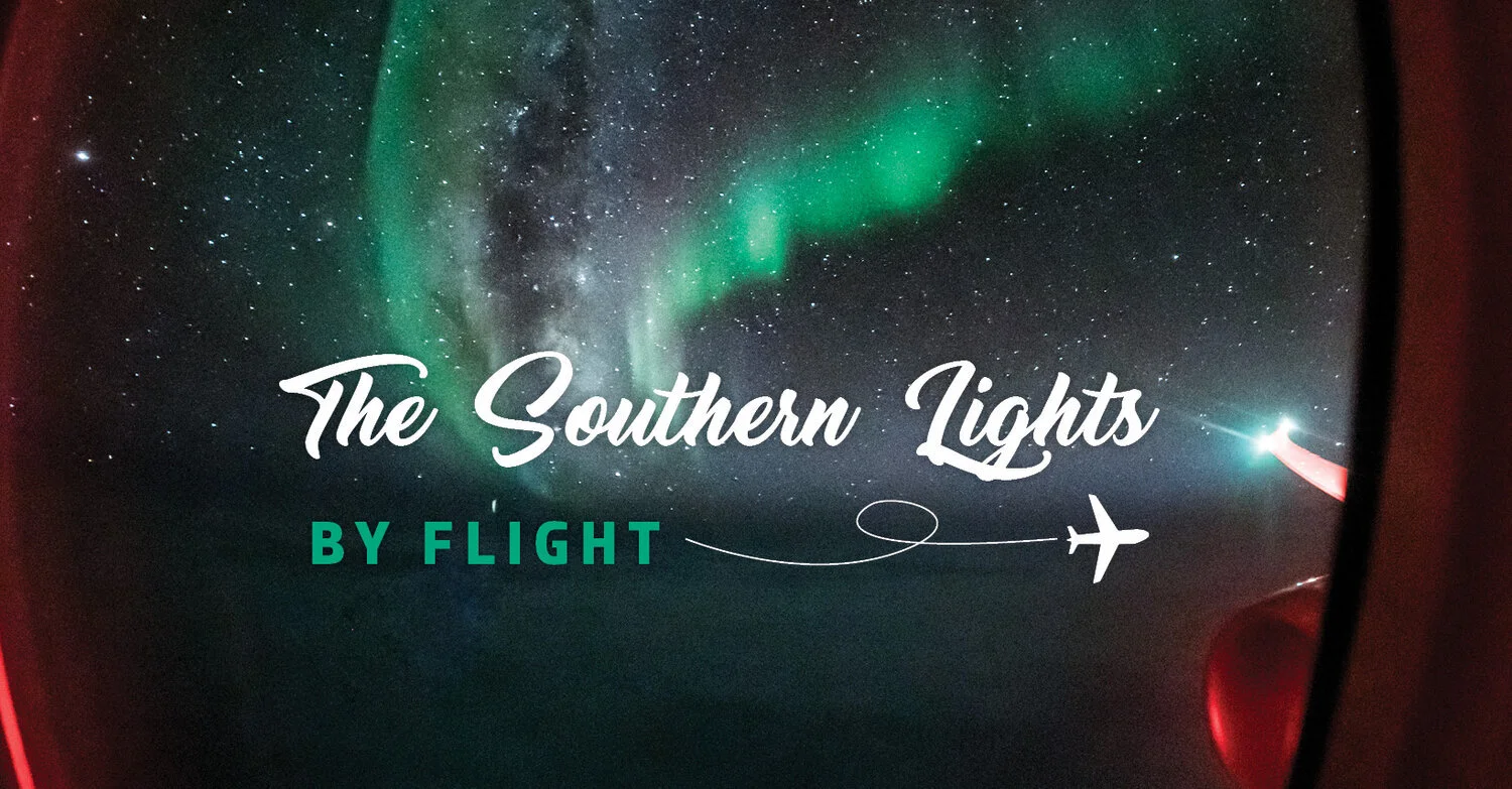 The Southern Lights by Flight - Witness the Aurora Australis over Antarctica from the Air