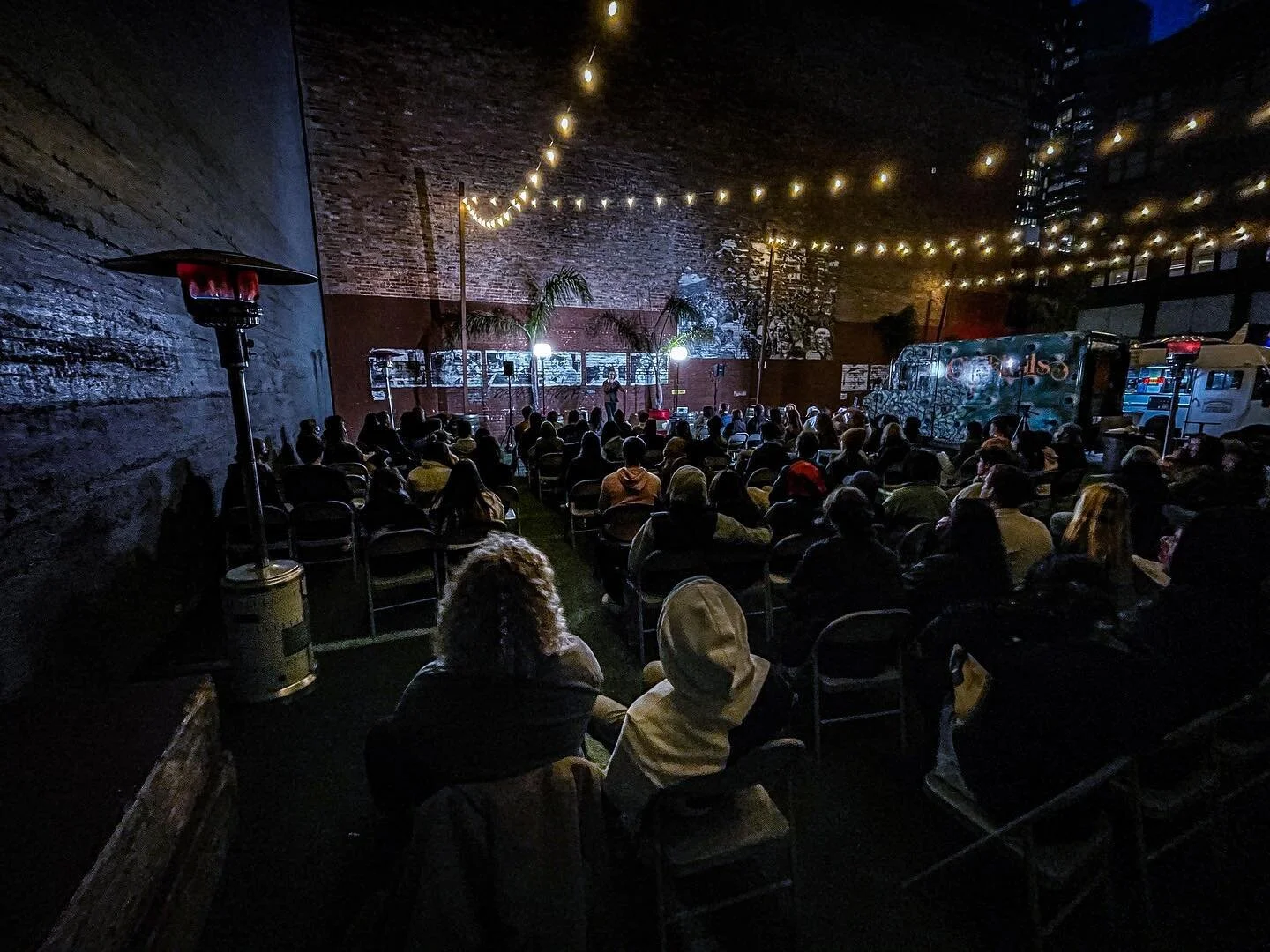 @podcastbutoutside with @andrewmichaan at The Setup #sanfrancisco #comedy