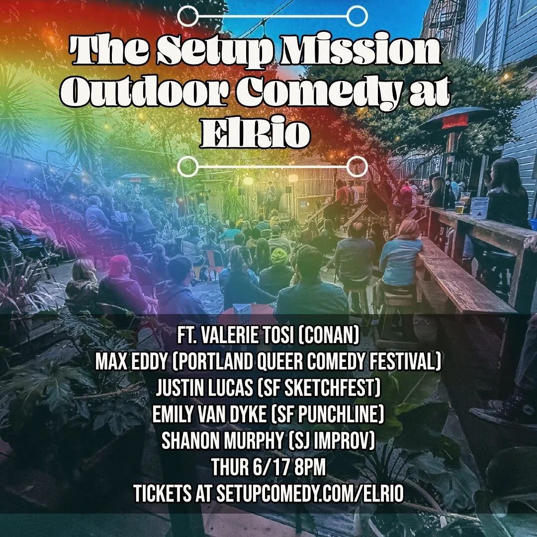 Comedy this Thursday night 6/17 at @elriosf! #sanfrancisco #comedy