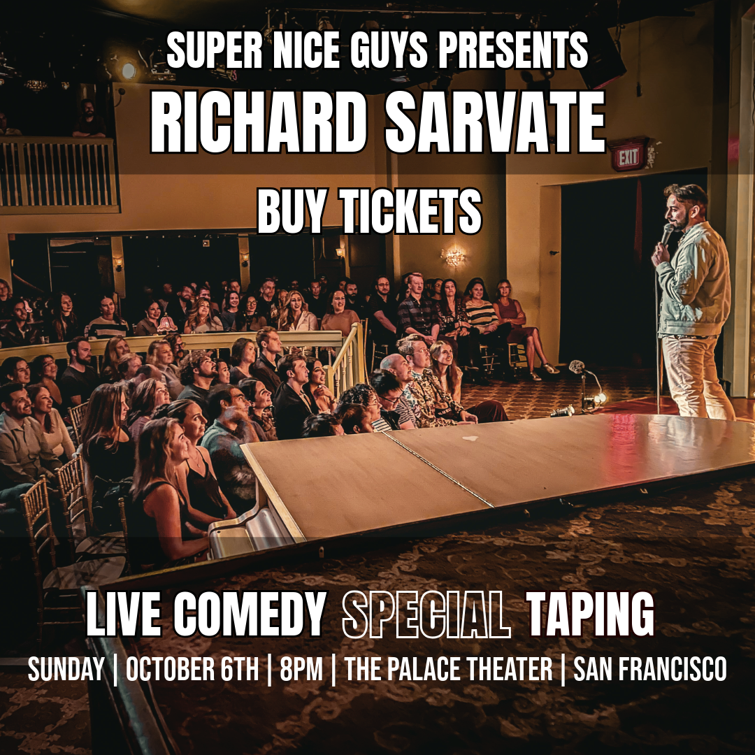 Special Taping Richard Sarvate 8pm