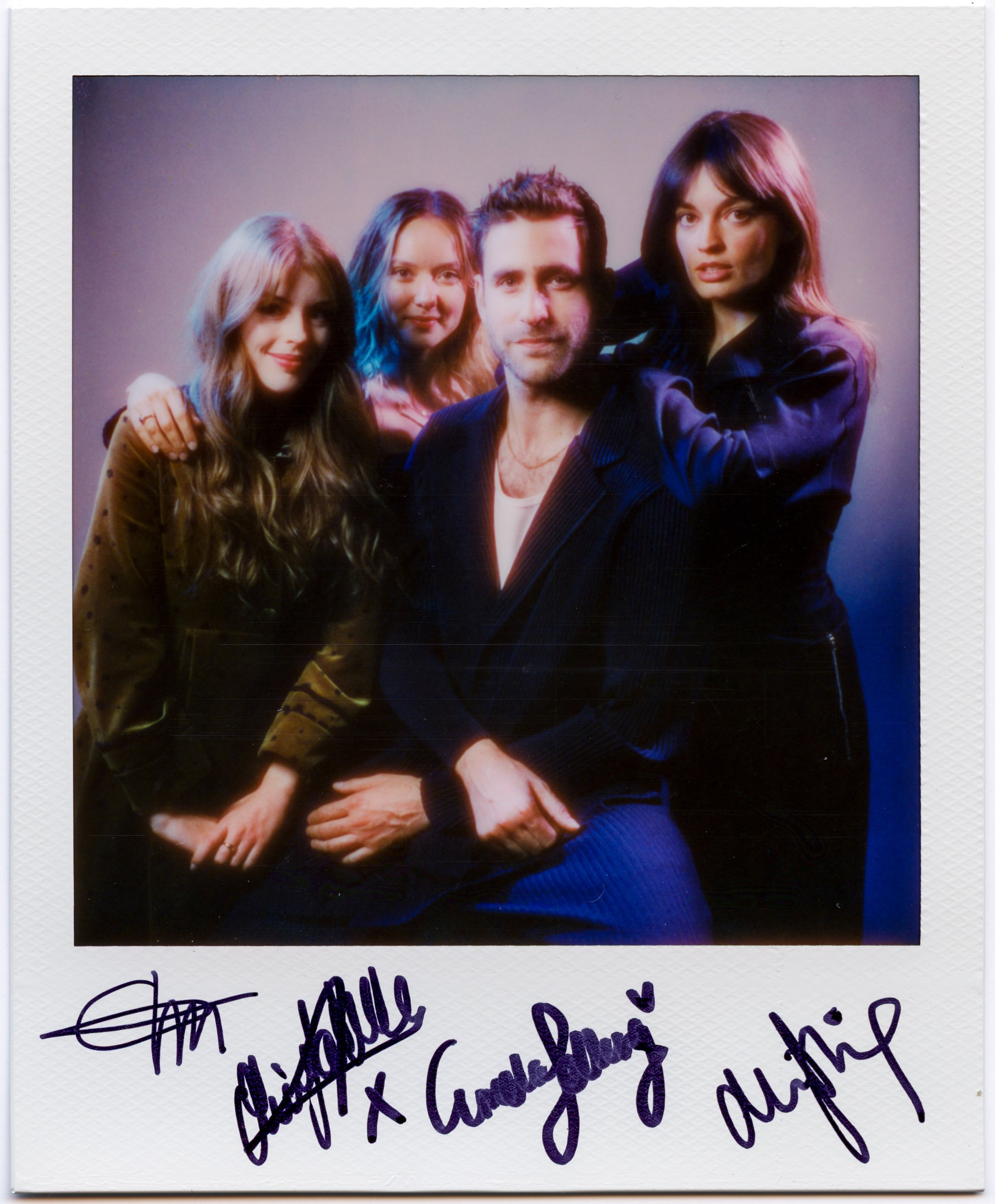 Amelia Gething, Alexandra Dowling, Oliver Jackson-Cohen and Emma Mackey, with the film “Emma” 