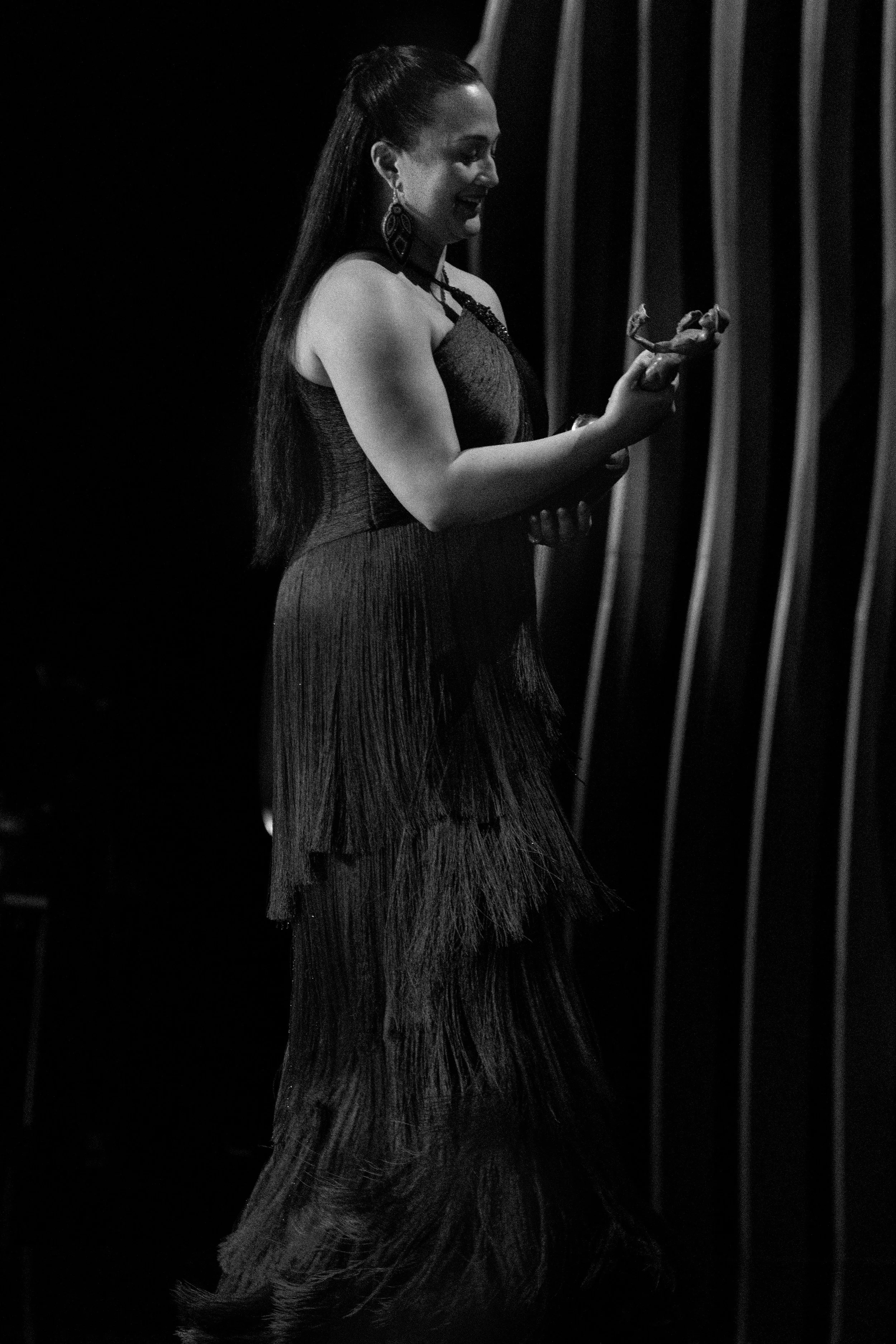 Lily Gladstone wins OUTSTANDING PERFORMANCE BY A FEMALE ACTOR IN A LEADING ROLE