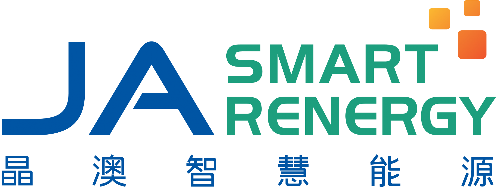 Logo of JASmart Energy with English and Chinese text elements.