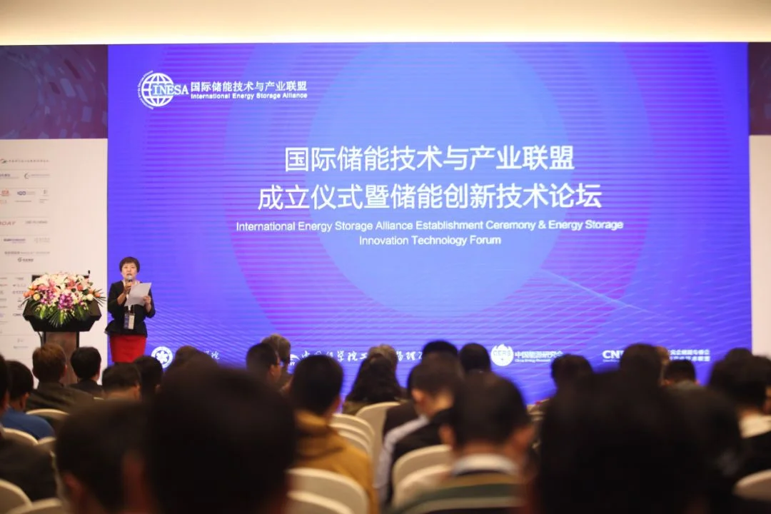China Energy Storage Alliance Chief Supervisor Zhang Jing Hosts the Foundation Ceremony