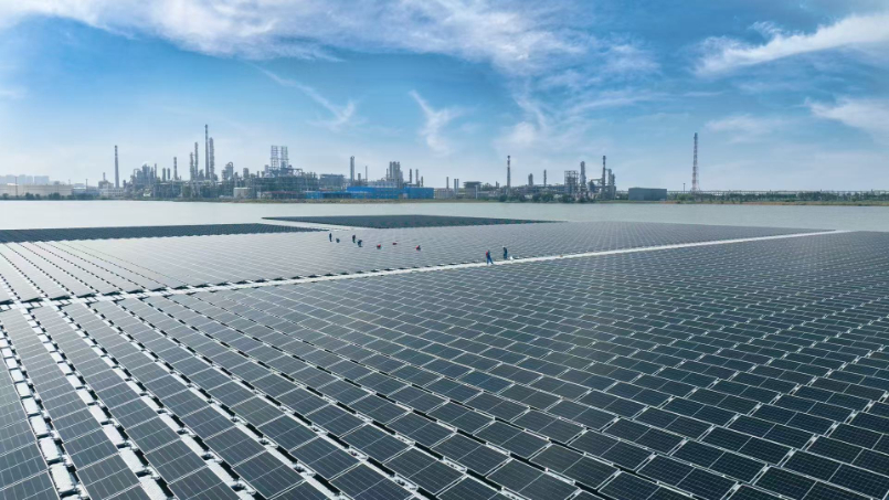 China’s First Seawater Floating PV Project Completed and Commissioned