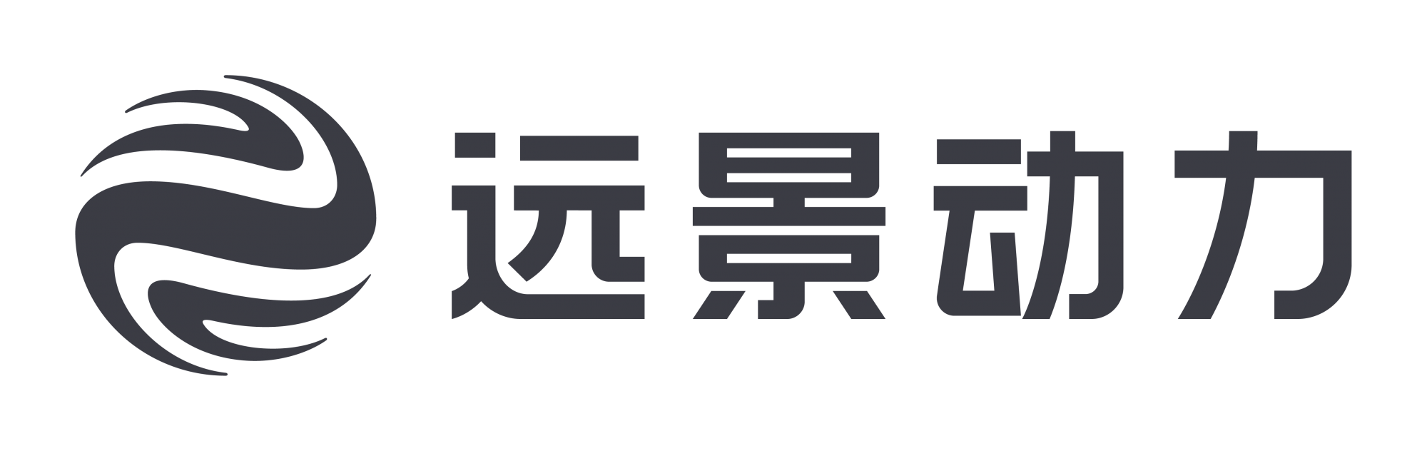Image of a black and gray logo with a globe and Japanese characters