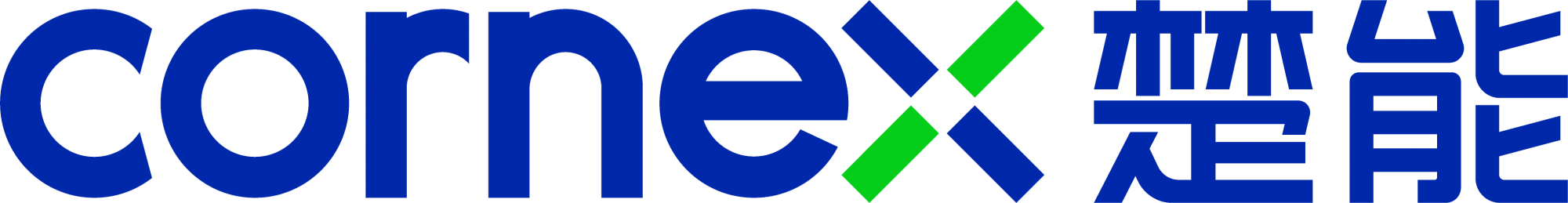 Close-up of the logos of the companies Conex and Johnson & Johnson.