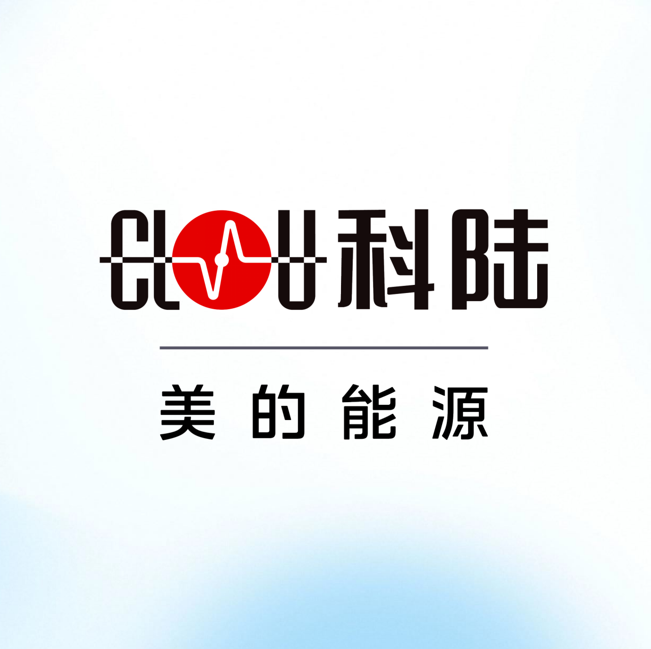 Logo with the word 'CLOUD' and Chinese characters, featuring a red circle with a white heartbeat line, and additional Chinese characters below.