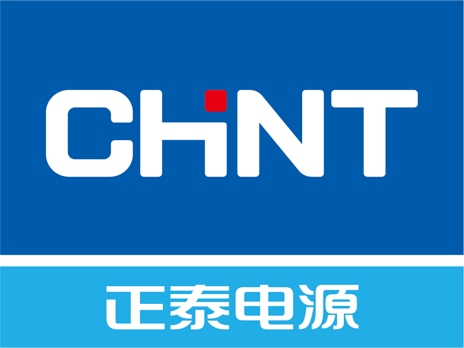 A logo with the text 'CHNT' in white letters on a dark blue background, with a small red square above the letter 'I'. Below, there's a light blue section with white Chinese characters.