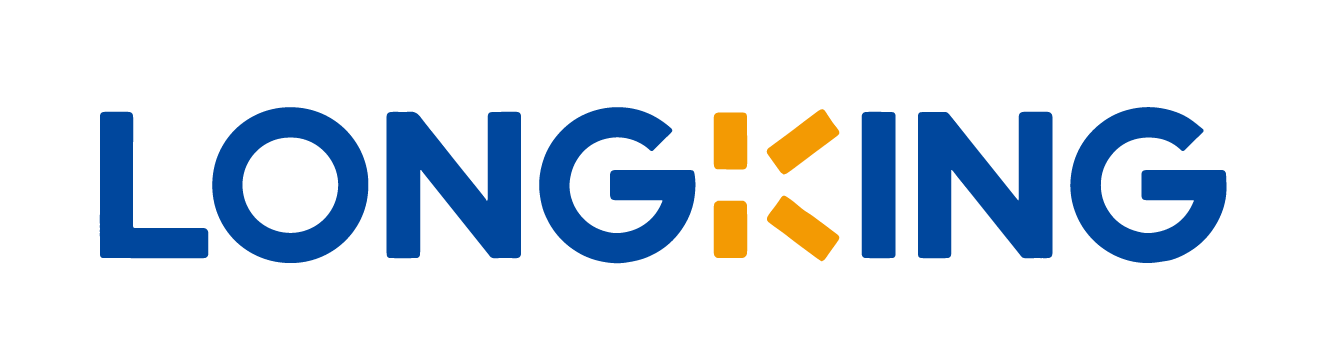 Logo with the word 'LONG' in blue, a colon and a yellow asterisk, then 'ING' in blue.